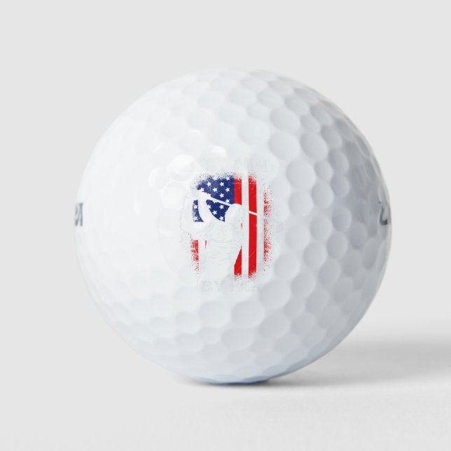 Pelotas De Golf Mejor Tía De Par USA Flag (Anverso)