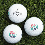 Pelotas De Golf Mejor tipografía de color editable de papa nunca b<br><div class="desc">Bolas de golf Best Dad Ever - perfectas para los navidades, el Día del Padre o un encantador regalo de agradecimiento para papá en cualquier época del año. Este diseño de tipografía lujosa está escrito en 3 colores diferentes, todos los cuales son bienvenidos a cambiar en la herramienta de diseño...</div>