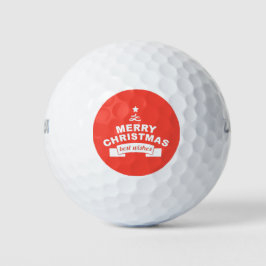 Pelotas De Golf Mejores deseos de Navidad