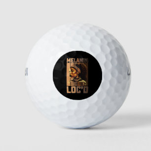 Pelotas De Golf Melanin lo conseguimos... Orgullo africano negro