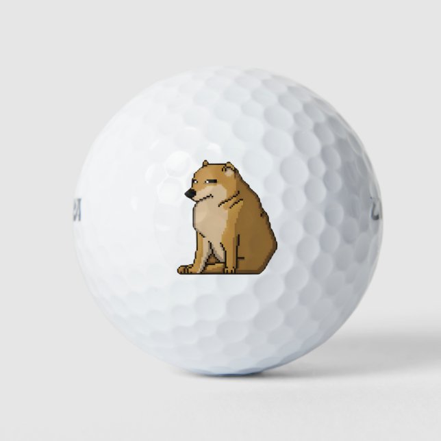 Pelotas De Golf Meme de Doge Coin - Doge (Anverso)