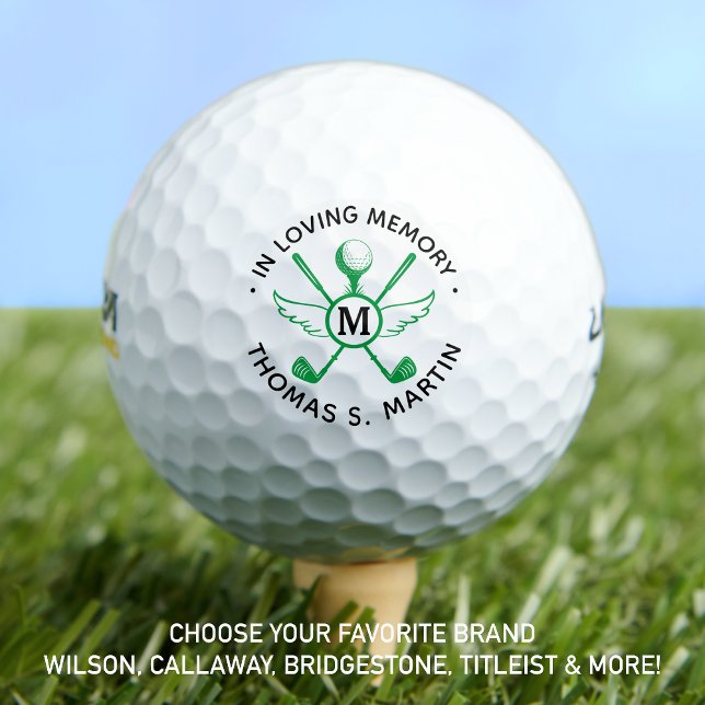 Pelotas De Golf Memorial de Golfer en recuerdo de amor (Subido por el creador)