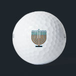 Pelotas De Golf Menorah<br><div class="desc">Menorah para Hannukah</div>