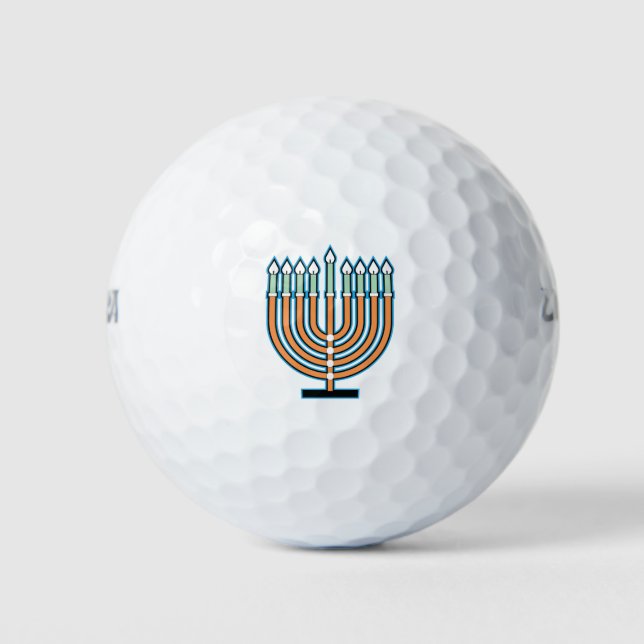 Pelotas De Golf Menorah (Anverso)