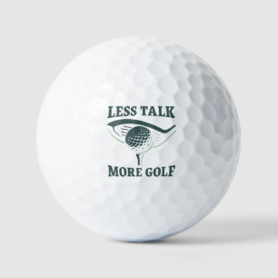 Pelotas De Golf Menos hablar más de golf