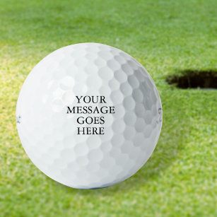 Pelotas De Golf Mensaje Personalizado personalizado