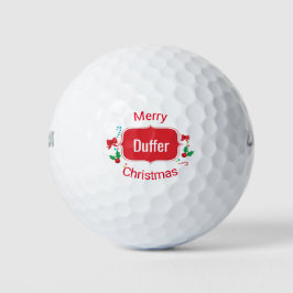 Pelotas De Golf Merry Christmas Duffer Funny Golf Balls