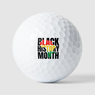 Pelotas De Golf Mes de historia negra