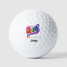 Pelotas De Golf Mes de orgullo LGBT Igualdad homosexual