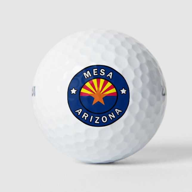 Pelotas De Golf Mesa Arizona (Anverso)