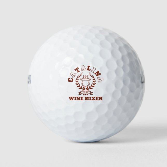 Pelotas De Golf Mezclador de vinos de Catalina (Anverso)