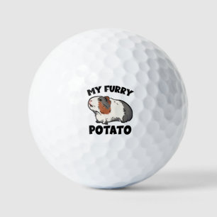 Pelotas De Golf Mi conejillo de indias de patata peluda