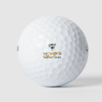 Pelotas De Golf Mi Esposa Es Más Caliente Que Mi Café