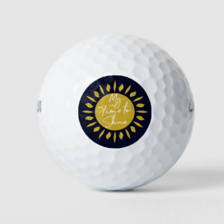 Pelotas De Golf Mi Hora De Brillar, Salones De Golf Impresos De So