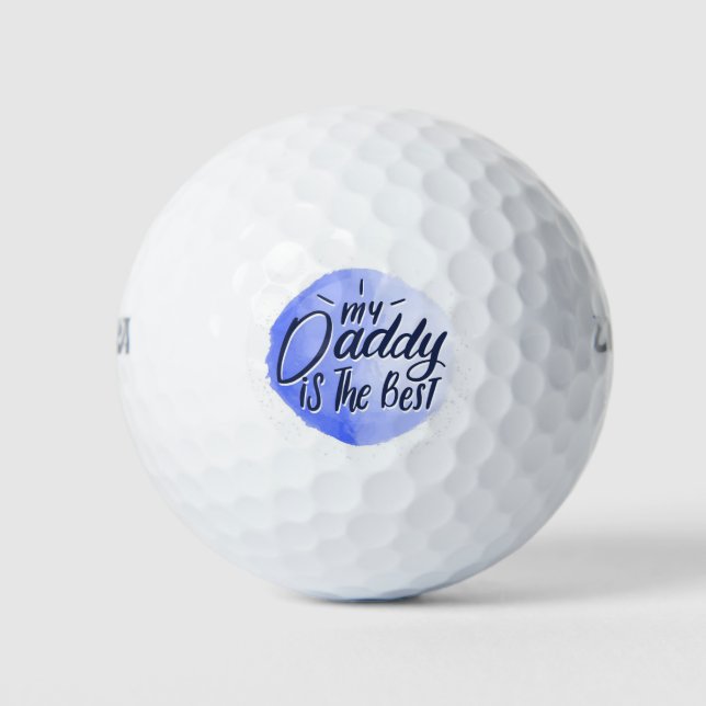 Pelotas De Golf Mi papá es el mejor (Anverso)