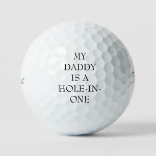 Pelotas De Golf Mi papá es un Titular Pro VI de Hoyo en Uno