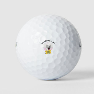Pelotas De Golf Mi perro caniche es mi lugar feliz