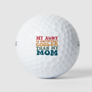 Pelotas De Golf Mi tía es definitivamente más genial que mi mamá 