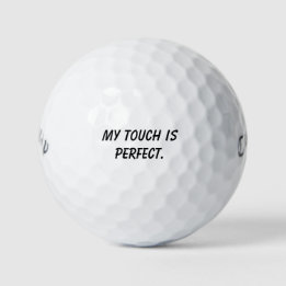 Pelotas De Golf 'Mi Toque Es Perfecto' Regalo Poderoso Mantra 