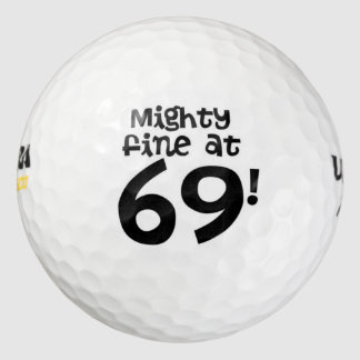 Pelotas De Golf ¡Mighty Fine a los 69!
