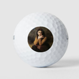 Pelotas De Golf Mignon (Joven Francesa Dulce) (por Bouguereau)
