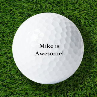 Pelotas De Golf Mike is Awesome Golf Balls