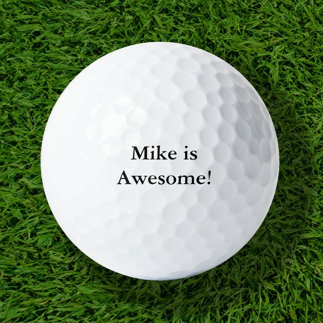 Pelotas De Golf Mike is Awesome Golf Balls (Subido por el creador)