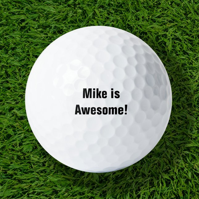 Pelotas De Golf Mike is Awesome Golf Balls (Subido por el creador)