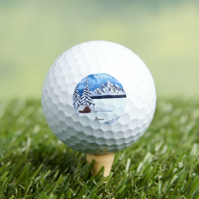 Pelotas De Golf Milagro de Invierno (Camiseta in situ)