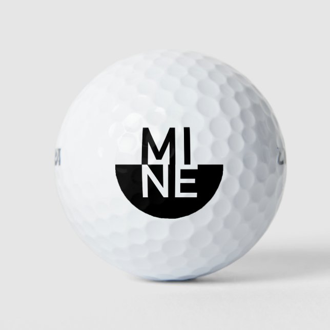 PELOTAS DE GOLF MINA (Anverso)
