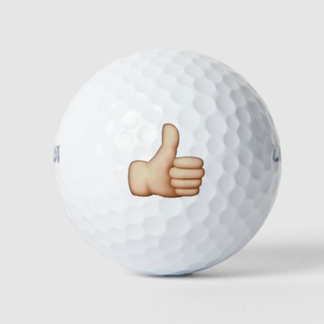 Pelotas De Golf Miniaturas arriba - Emoji (Anverso)