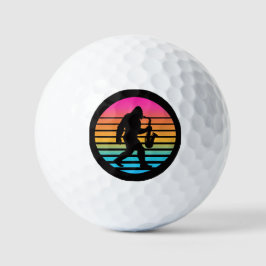 Pelotas De Golf Minimal Bigfoot Saxofón Atardecer