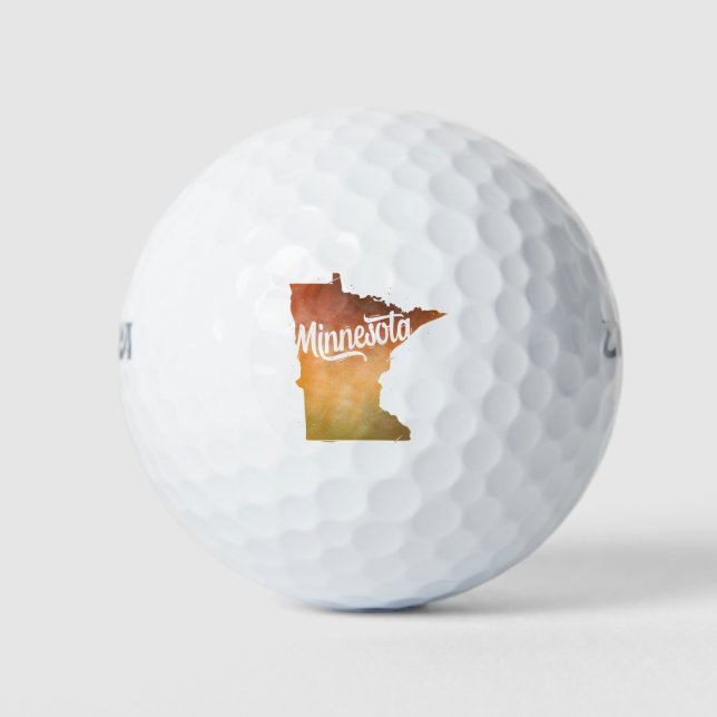 Pelotas De Golf Minnesota (Anverso)