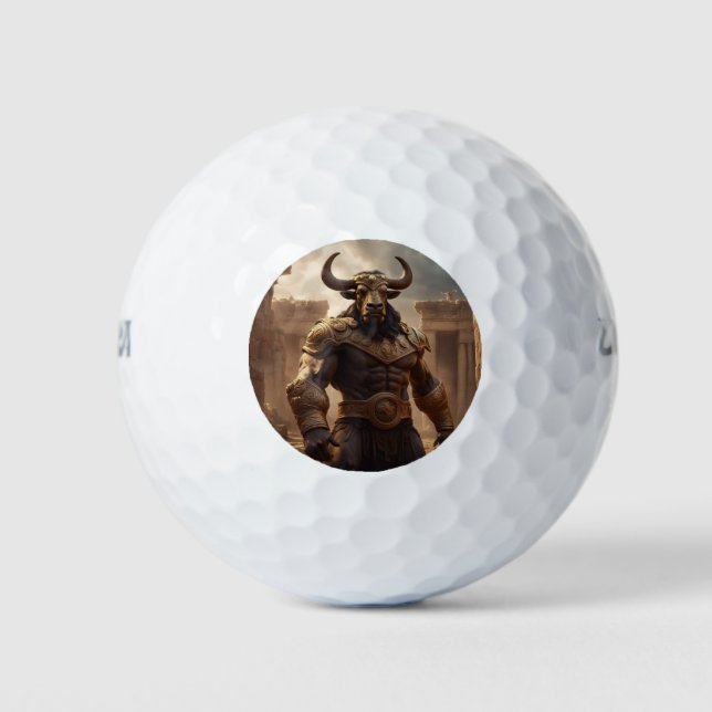 Pelotas De Golf Minotauro (Anverso)