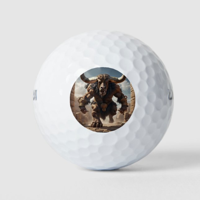 Pelotas De Golf Minotauro (Anverso)