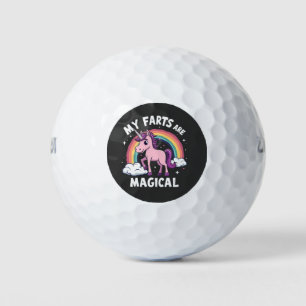 Pelotas De Golf Mis Faros Son Un Arcoiris De Unicornio Gracioso