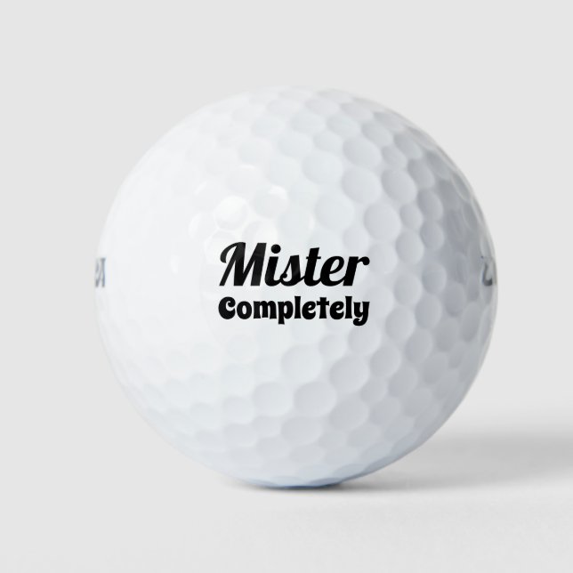 Pelotas De Golf Mister completamente (Anverso)