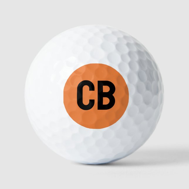 Pelotas De Golf Moda de tendencia Fresca Tangerine Golf Balls (Anverso)