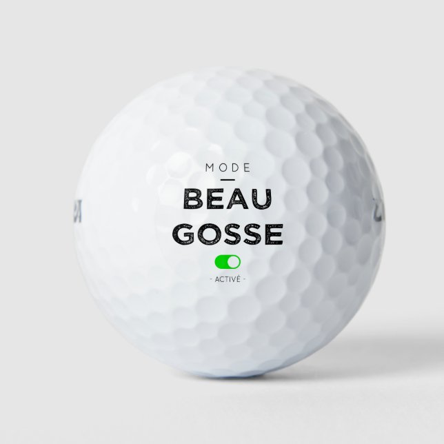 Pelotas De Golf Mode beau gosse (Anverso)