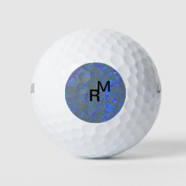 Pelotas De Golf Modern_elegante_theResumen art_BLUE