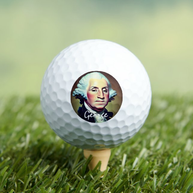 Pelotas De Golf Modern George Washington (Camiseta in situ)