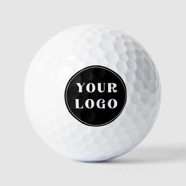 Pelotas De Golf Moderna, elegante, elegante y Personalizable (Anverso)