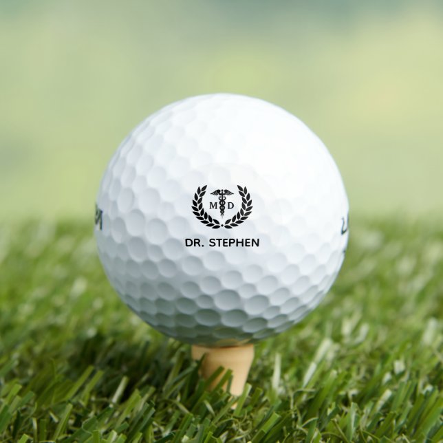 Pelotas De Golf Moderno Médico de Medicine Med School Graduado (Camiseta in situ)