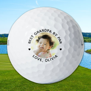 Pelotas De Golf Moderno Mejor GRANDPA De Par Personalizado Photo