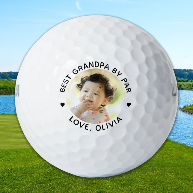 Pelotas De Golf Moderno Mejor GRANDPA De Par Personalizado Photo (Subido por el creador)