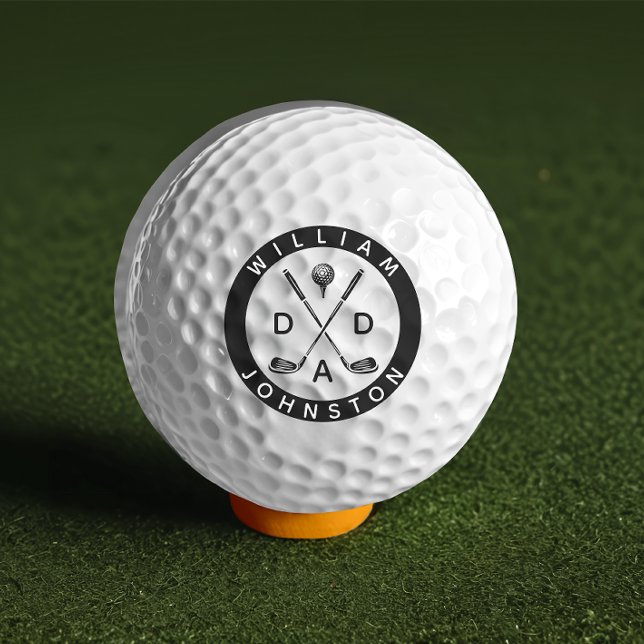 Pelotas De Golf Moderno Padre Nombre Personalizado Golf Lover Club (Subido por el creador)