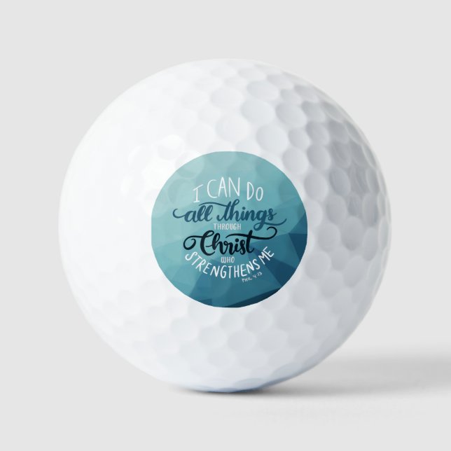 Pelotas De Golf Moderno Puedo Hacer Todas Las Cosas (Anverso)