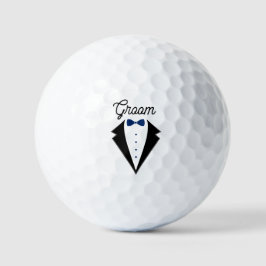 Pelotas De Golf Moderno traje de matrimonio personalizado para par