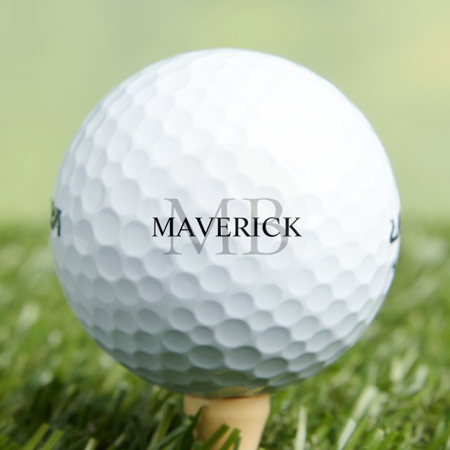 Pelotas De Golf Modernos Groomsmen obsequia a los padres Día de Pa (Subido por el creador)