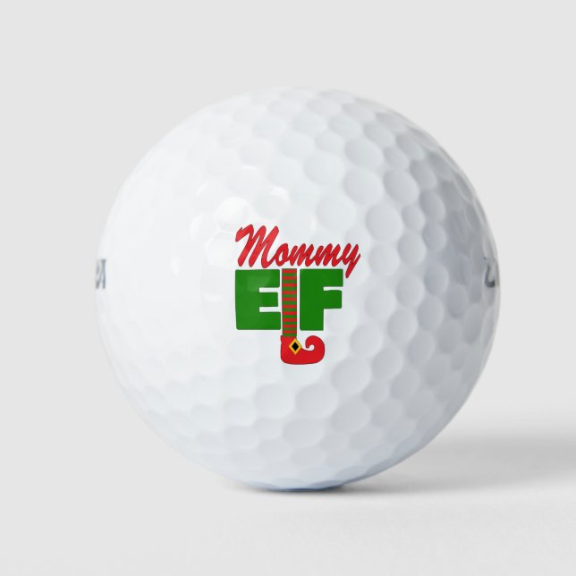 Pelotas De Golf Mommy Elf (Anverso)